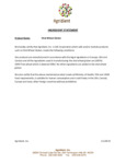 Vital Wheat Gluten 75 Ingredient Statement