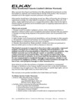 Elkay Faucet Warranty Elkay Faucet Warranty