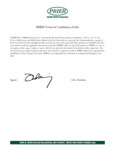 Prier Diamond Series Warranty Prier Diamond Series Warranty