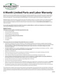 Main Street 6 Month Warranty