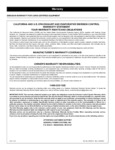 Generac 7153 Generator Emissions Warranty Generac 7153 Generator Emissions Warranty
