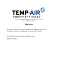 Airrex Warranty Letter