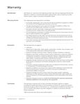 Alto Shaam's Warranty Information Alto Shaam's Warranty Information