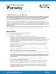 Avantco Refrigeration Z-Series Warranty Avantco Refrigeration Z-Series Warranty