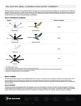 BAF Small Overhead Fans Export Warranty