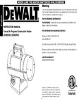 Dewalt DXH65FAV and DXH90FAV Warranty Dewalt DXH65FAV and DXH90FAV Warranty