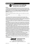 DoughXpress's Warranty Information