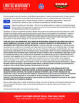 Eagle Manufacturing Warranty