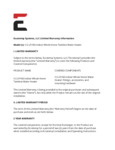 Eccotemp i12 LP-NG Indoor Whole Home Tankless Water Heater Warranty