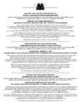 Honeywell Fall Other Miller Fall Protection Products Warranty