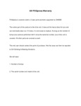 GH PUQpress Warranty