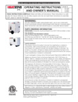 HeatStar HS115SF, HS190SF, and HS250SF Warranty