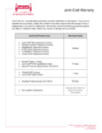 Jonti-Craft Warranty Jonti-Craft Warranty