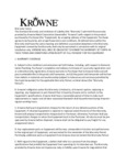 Krowne Warranty