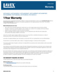 Lavex Janitorial 1 Year Warranty