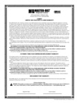 Master Bilt Cabinet Warranty Master Bilt Cabinet Warranty
