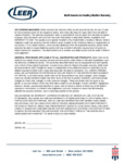 Leer Vending Machine Warranty Leer Vending Machine Warranty
