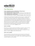Outdoor Interiors Warranty