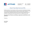 SaniServ Required CTS