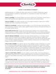 Satellite Tufway Warranty Satellite Tufway Warranty