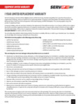 Servit_1 Year Replacement_Warranty