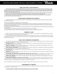 True Retail Merchandiser Warranty