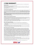 TurboAir Warranty