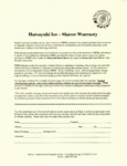 Hatsuyuki Ice Shaver Warranty