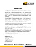 Dutton Lainson Winches Warranty Dutton Lainson Winches Warranty