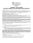 ZoneAire Select PTAC Warranty_2021_v1