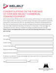 Start up form for Webilt