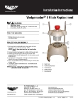 Wedgemaster 2 Installation Instructions