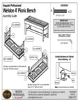 Weldon 4 ft. Backless Bench_Assembly