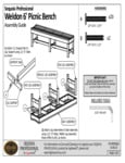 Weldon 6 ft. Backless Bench_Assembly