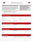 Approval Application