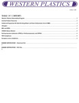 Western Plastics Kosher Certificate