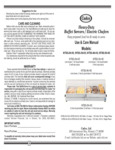 Heavy Duty Buffet Servers Manual