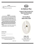 Air Deflector Plate Manual