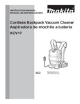 Makita XCV17 Manual