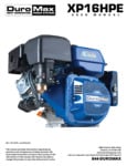 DuroMax XP16HPE Manual DuroMax XP16HPE Manual