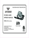 XPOWER B-8 Owner's Manual