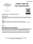 XU-DG-HW1045-GG Instructions