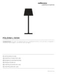 Zafferano Poldina L Desk Manual Zafferano Poldina L Desk Manual