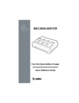 Zebra SAC3600 Charger Guide Zebra SAC3600 Charger Guide