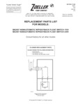 Zoeller BN2057 Replacement Parts List