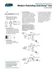Zurn QCRTQCRM Instructions Zurn QCRTQCRM Instructions