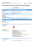 0300 BLACK LICORICE FLAVOR SDS