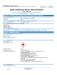 0360 BUBBLE GUM FLAVOR SDS