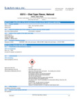 0372 CHAI FLAVOR SDS