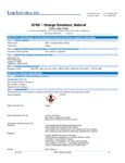 0760 ORANGE EMULSION SDS